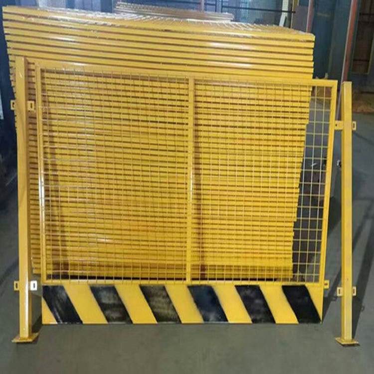 大量批发深基坑防护网 基坑临时防护围栏 黄黑基坑护栏网