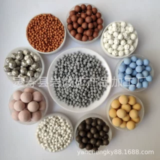 定制热敷包用托玛琳加热珠碧玺球生物理疗热敷球电气石蓄热球