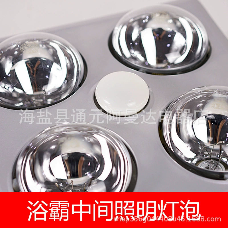 Лампа для обогревателя ванны Средний теплый свет 40 Вт R63 Водонепроницаемая Взрывозащищенная изоляция для обогрева домашних животных для мелких животных E27 винтовая горловина