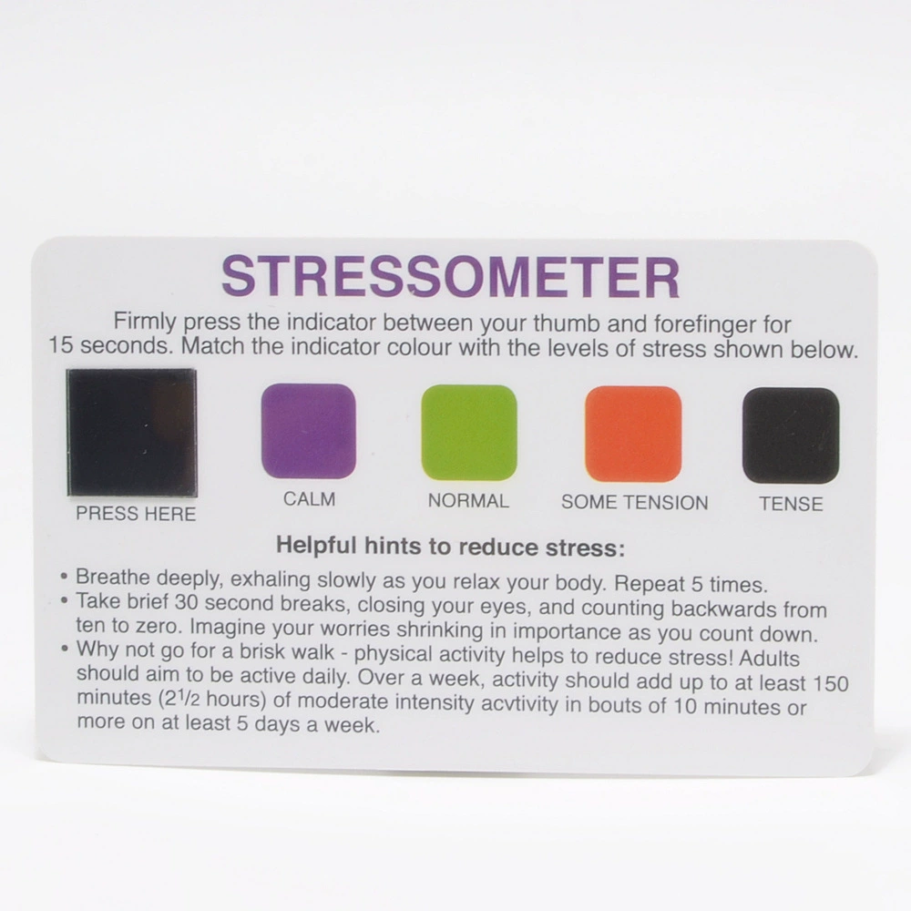 Чувствительный к температуре и обесцвечиванию настроение стресс-тест-карта УФ-тест-карта солнцезащитный крем-тест-карта с печатью LOGO