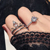 Detachable set, fashionable ring, internet celebrity, on index finger