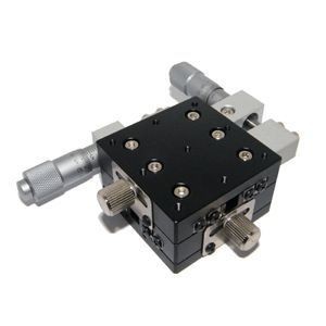 XY轴50*50 LY50-L 交叉滚子导轨微调平台 LY50-LM位移平台 微调架