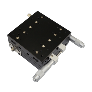 XY轴125*125 LY125-R 交叉导轨微调平台 LY125-RM位移平台 微调架