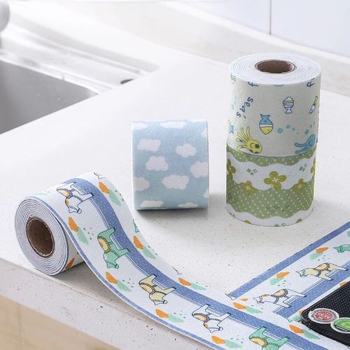 Home self-adhesive kitchen sink washstand waterproof stickers wash basin anti-fouling electrostatic water-absorbent stickers bathroom toilet stickers