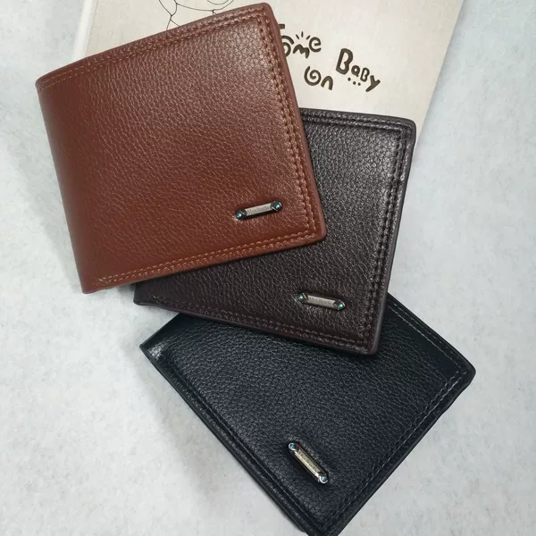 Wholesale New Men's Wallet with Multiple Card Slots, Wallet, Card Holder, One-Piece Short Business Belt, Driver's License Wallet, Pu Leather Men's Bag