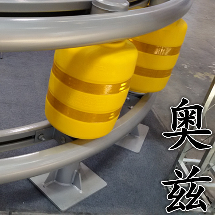 浙江防撞桶 高速公路弹性旋转防撞桶 事故多发区段弹性防护栏