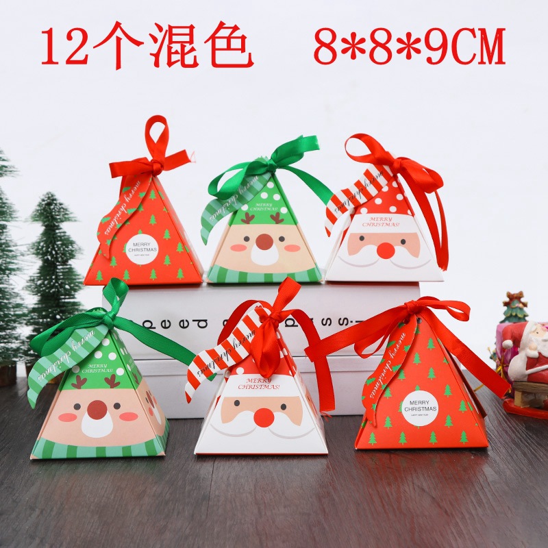 24PCS cross-border Christmas greeting card decorations small greeting card gift card Thanksgiving blessing foreign trade card