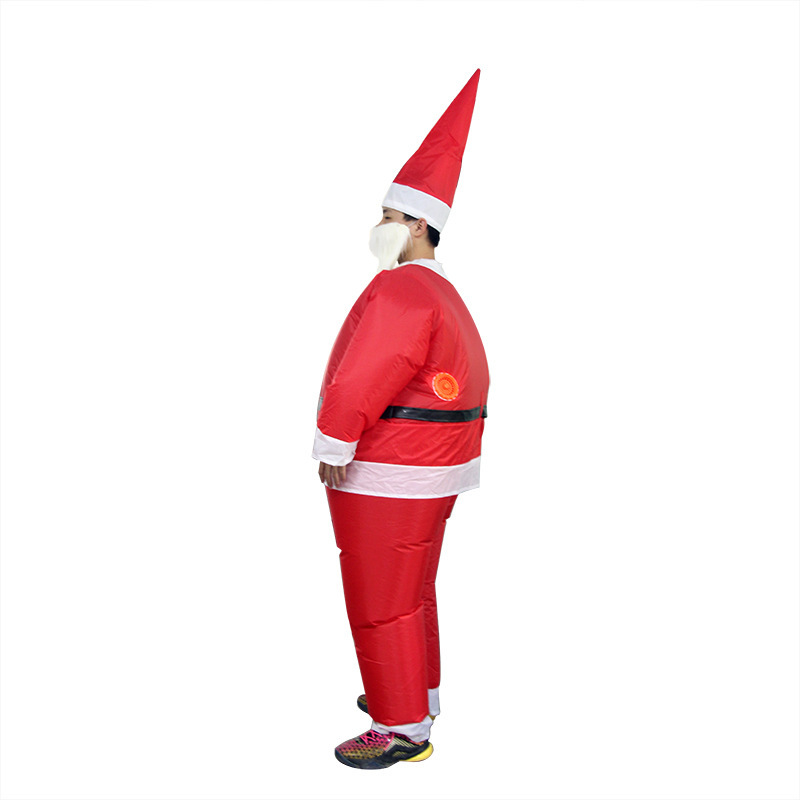 Transfronterizos exclusivos para Amazon, ropa inflable, ropa de Navidad, ropa de Papá Noel, ropa de escenario, ropa extraña