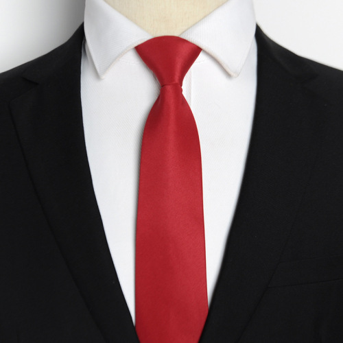 Black Tie Men's Business Formal Solid Color Hand-Tied Black Tie 8cm Group Professional Red Wedding Tie Wholesale