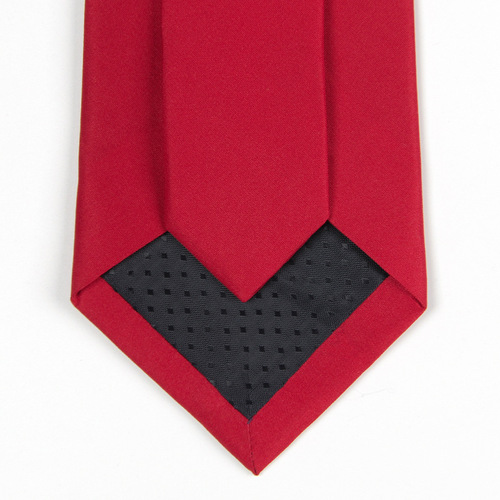 领带男商务正装素色手打黑色领带8cm团体职业装红色结婚领带批发