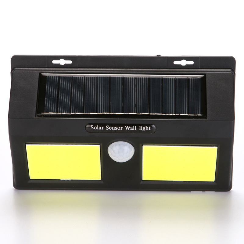 Solar al aire libre COB lámpara de calle humana lámpara de pared de carga solar de inducción solar fábrica directa