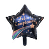 18 -inch Western Birthday Happy Aluminum Film Balloon Feliz Cumpleanos Western Birthday Party Decoration Balloon