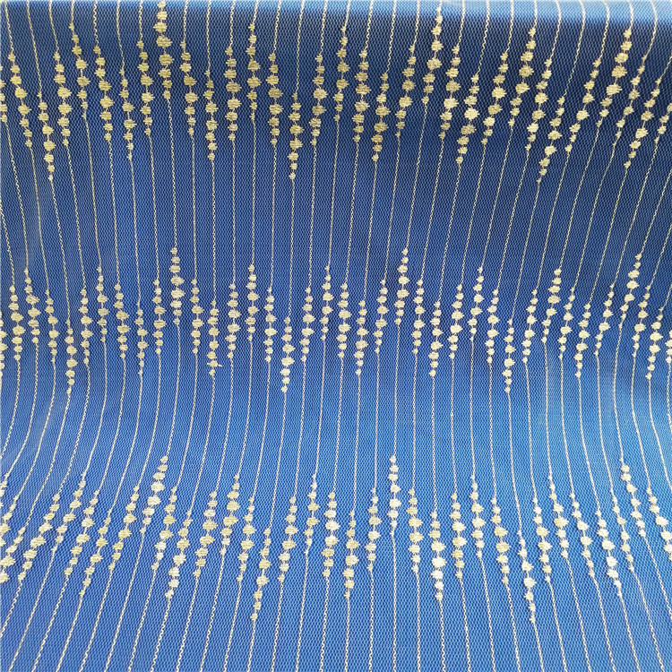 厂家直供锦纶金线网透视打底衫儿童礼服舞台服时尚面料