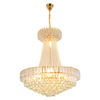 Golden ceiling lamp for country house, crystal pendant suitable for stairs for living room, lights, European style