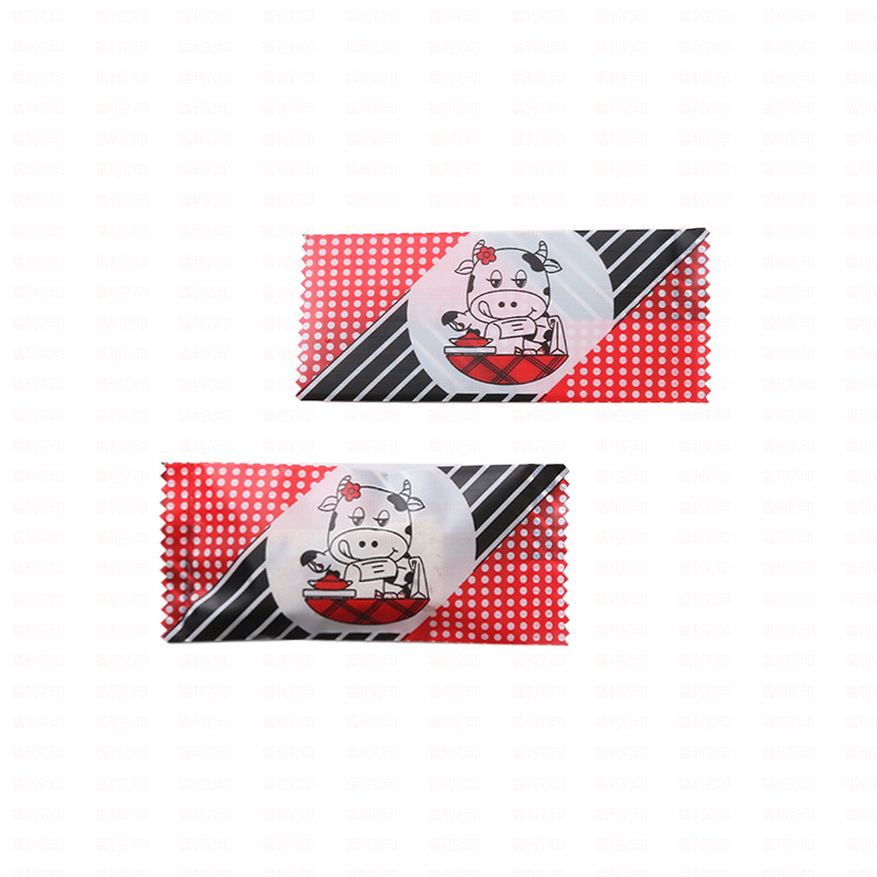 Directo de fábrica de embalaje para hornear turrón de embalaje de la leche del caramelo bolsa de embalaje interior máquina de plástico bolsa de sellado 200 Unids/pieza