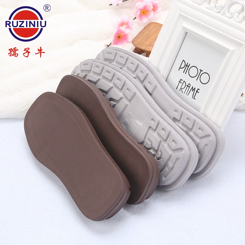 Подошва Ruziniu, оптовая продажа с фабрики, домашние хлопковые тапочки ручной работы, нескользящая подошва из ЭВА с двумя башнями, не на линии