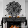 Halloween suit ghost festival lace spider web fireplace label furnace tissue round tablecloth table flag curtain lampshade combination