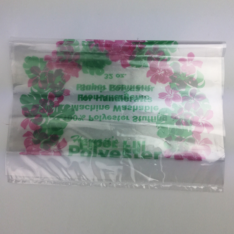 Fuente de la fábrica PE bolsillo plano transparente bolsa de embalaje de plástico engrosada membrana interna a prueba de polvo bolsa de plástico respetuoso del medio ambiente PE bolsa