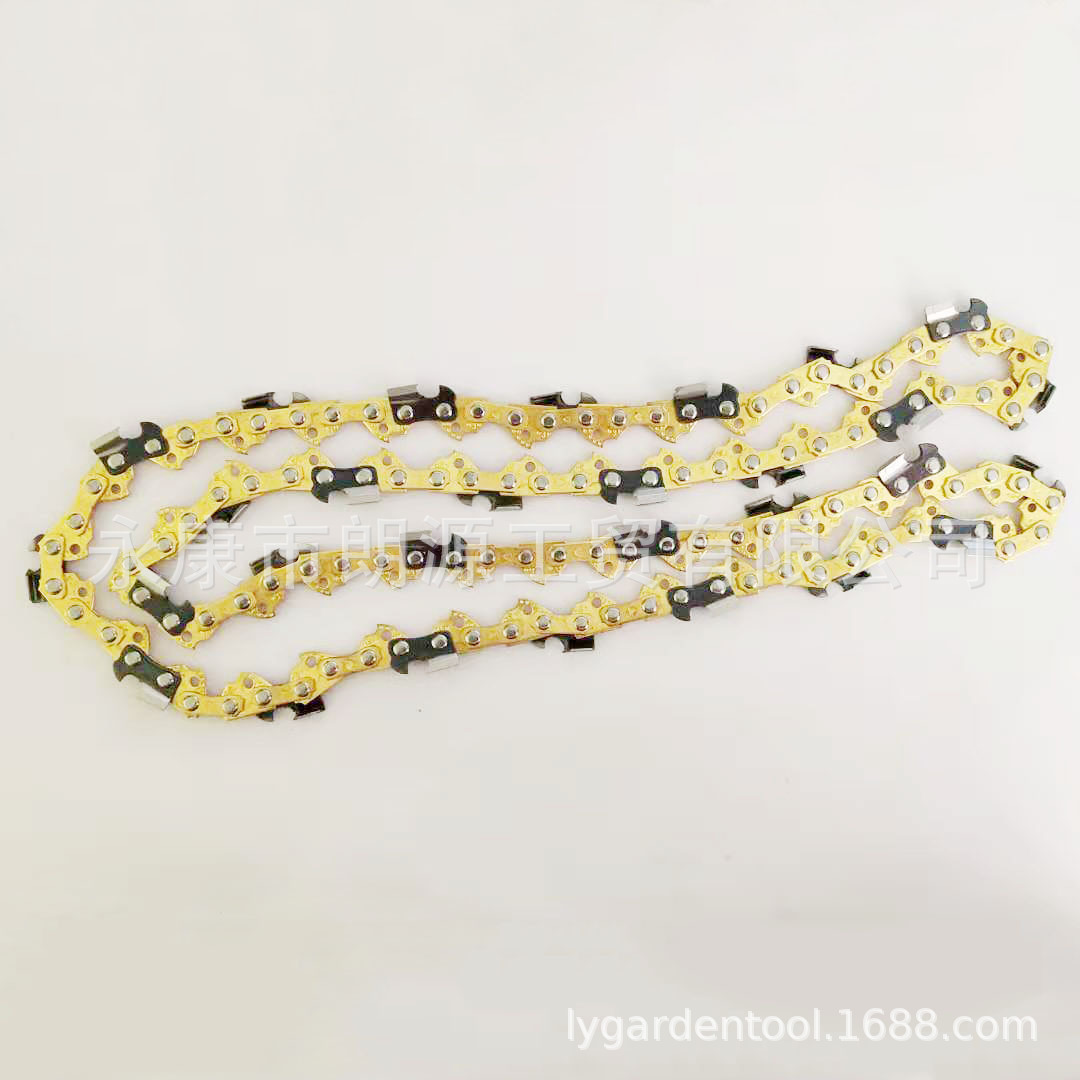 20寸金色直角链条供应，高品质油锯链条，O E M chain factory Q