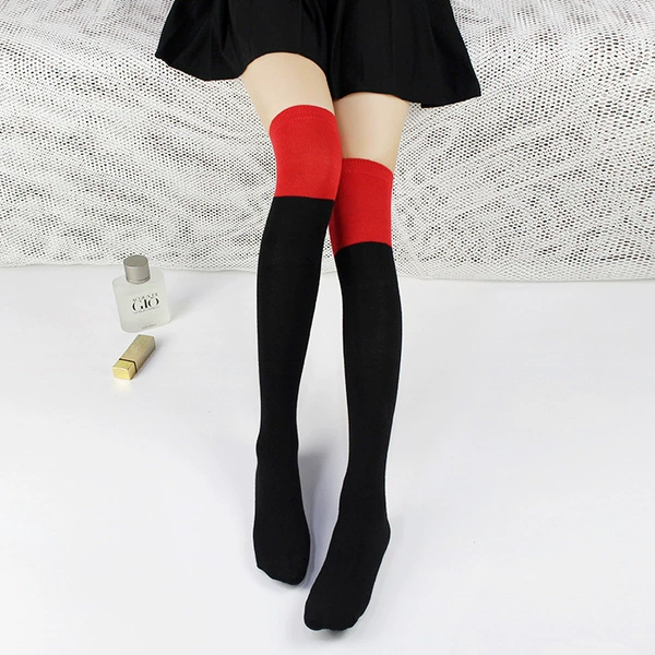 Red high boots