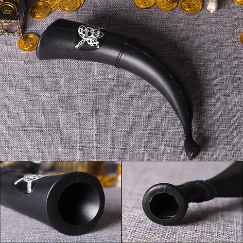 Halloween Pirates of the Caribbean accessories props pirate hat telescope eye mask mask horn compass toy set