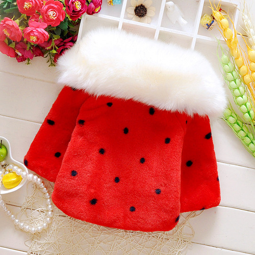 Children's clothing wholesale new winter products girls thickened warm cloak cloak coat small children's clothing consignment 1140