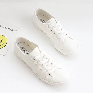 远步 Низкие белые кеды, тканевые эспадрильи для школьников и студентов, дышащие комфортные кроссовки, в корейском стиле