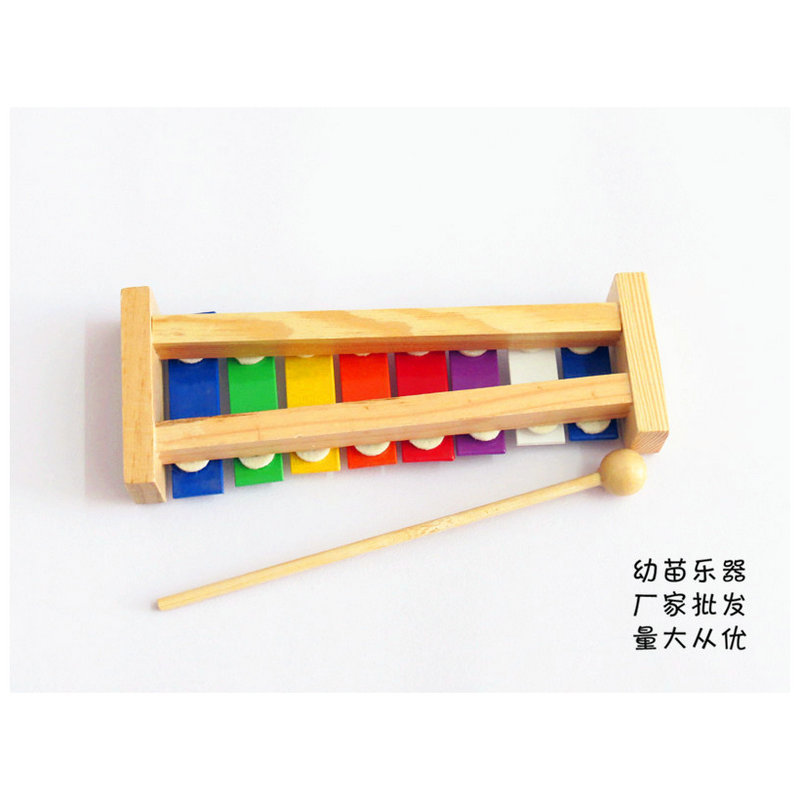 Instrumento de percusión Orff para niños al por mayor - Piano de acero de 8 tonos, piano de percusión de ocho tonos