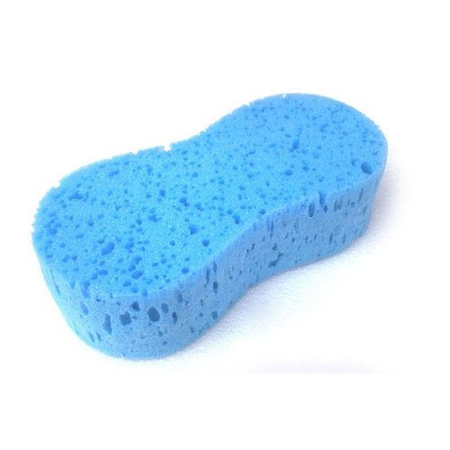 Car 8-character car wash sponge, car waxing sponge 22*11CM vacuum compressed coral car cleaning sponge