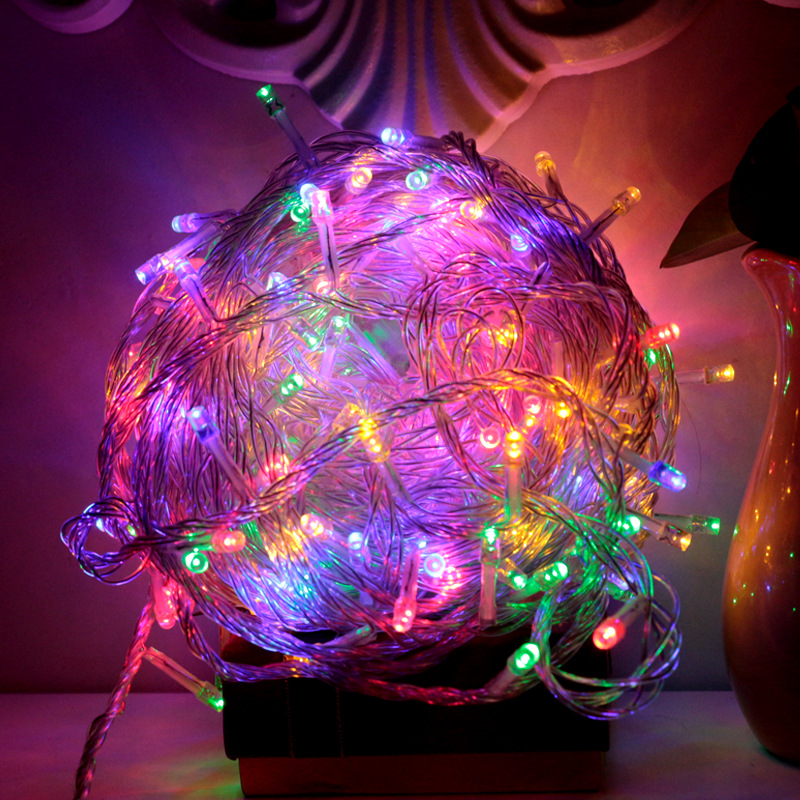 led decorative lights string outdoor festival stars string lights 10 meters 100 meters Christmas tree lights manufacturers wholesale