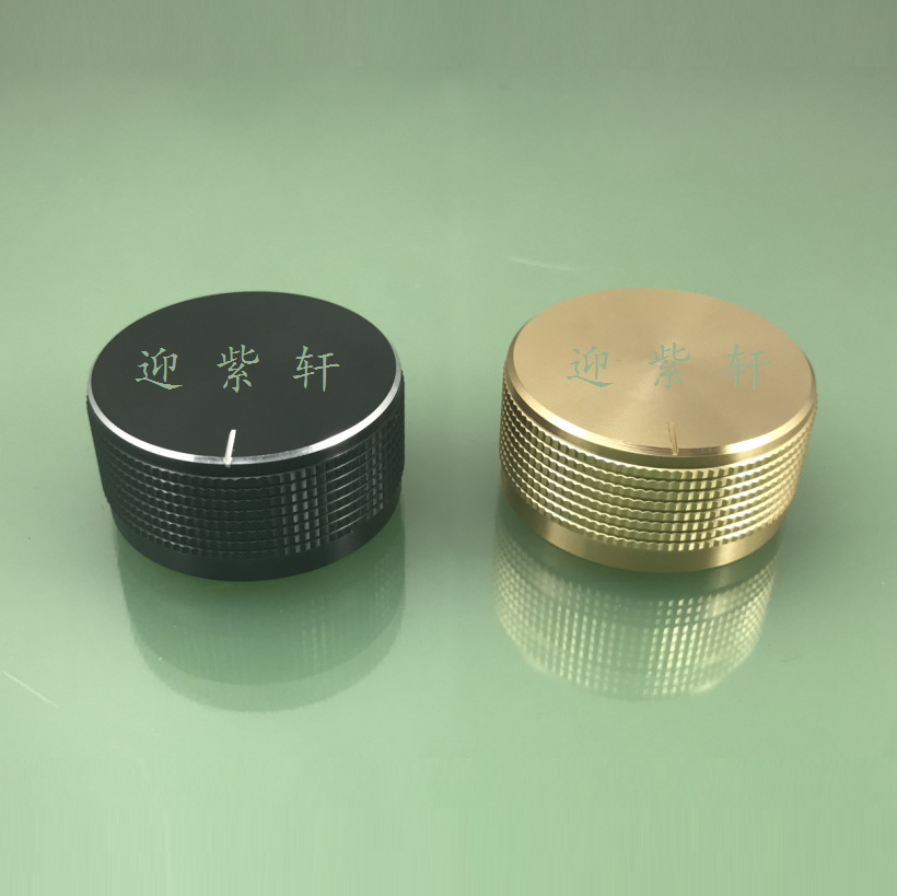 铝合金旋钮直径40mm-高度19mm网花菠萝格旋钮帽 电位器旋钮