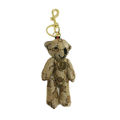 Korean-style creative cute cartoon bear keychain hook, fashionable keychain for men and women, couple keychain, bag hook decoration