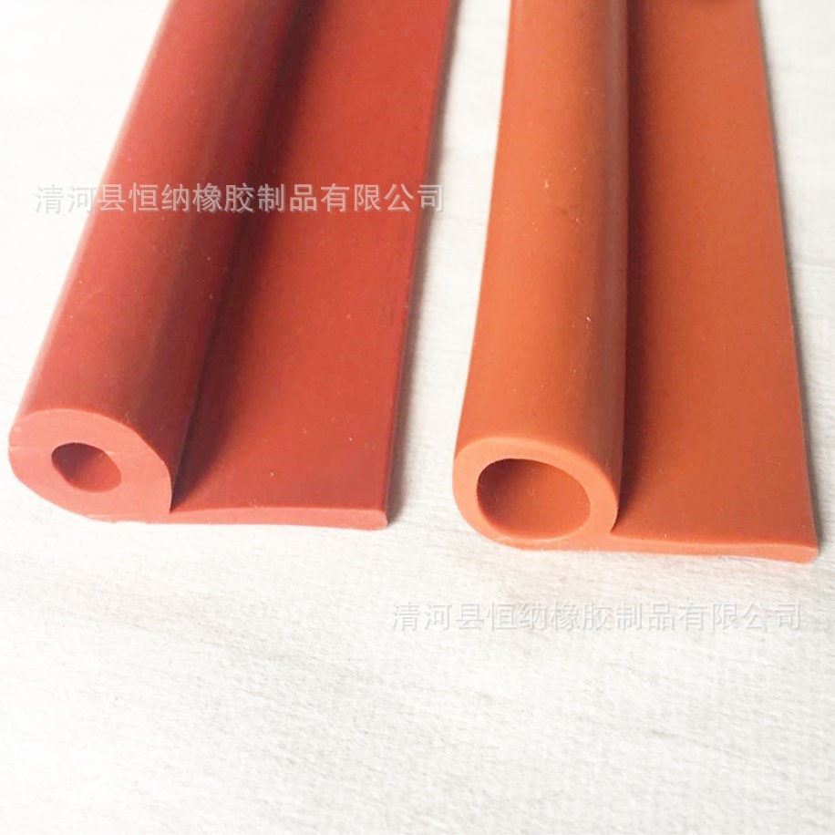 供应 P型硅胶密封条地铁专用硅胶条9字p型止水带