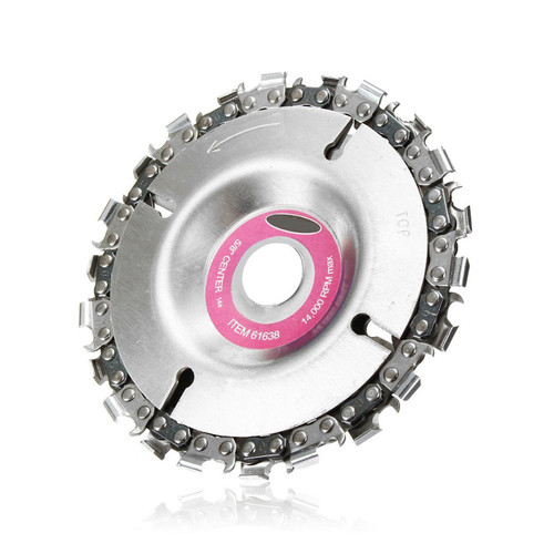 4 inch 22 teeth 5 inch 14 cutting chain disc 100/115 angle grinder chain disc woodworking chain saw disc saw blade set