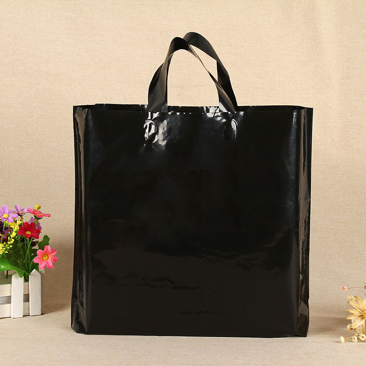 Bolsas de regalo de plástico prefabricadas con impresión de logotipo, bolsas de mano para ropa, bolsas de mano, bolsas de embalaje para compras, venta al por mayor, engrosadas. image 6