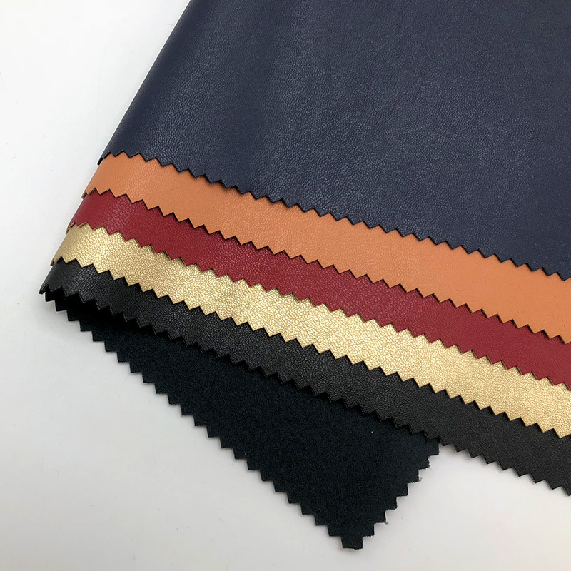 Stretch 978 grain pu leather fabric wash-free pu artificial leather soft leather pants children's wear leather garment Leather