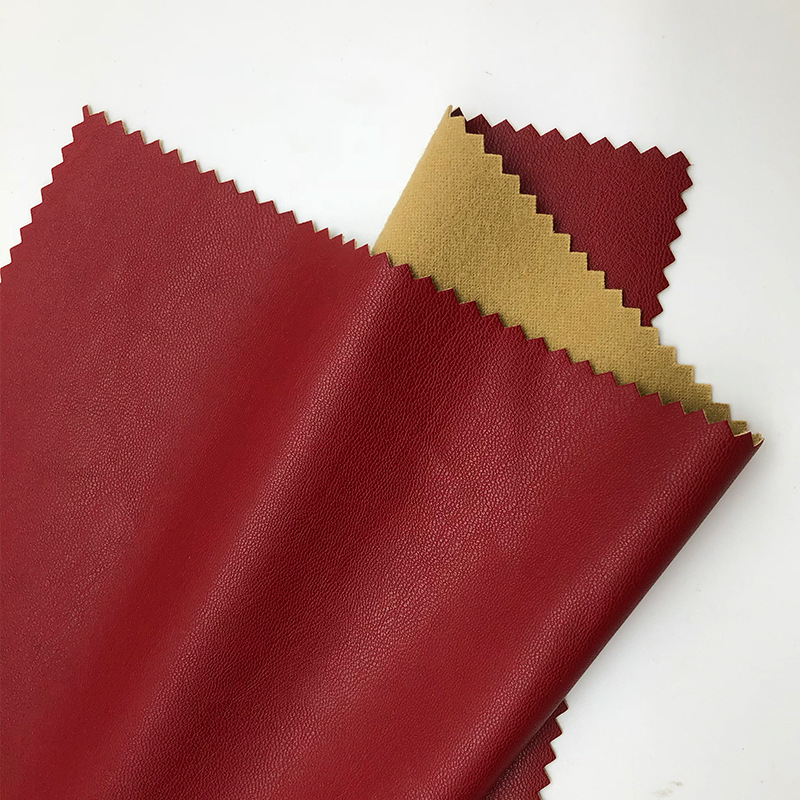 Stretch 978 grain pu leather fabric wash-free pu artificial leather soft leather pants children's wear leather garment Leather