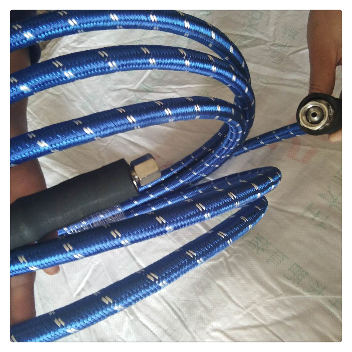 销售高温蒸汽清洗机用软管四氟耐酸碱软管1/4蒸汽清洗机软管棉