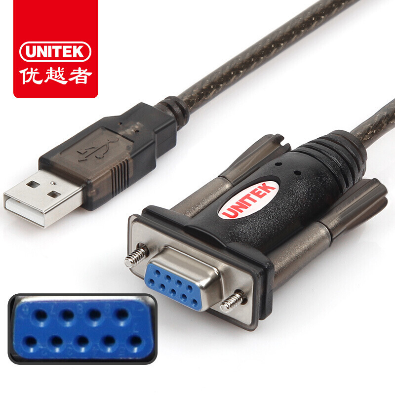 UNITEK serial port cable male-to-female extension cable usb to comport rs232 serial port cable Y-105D