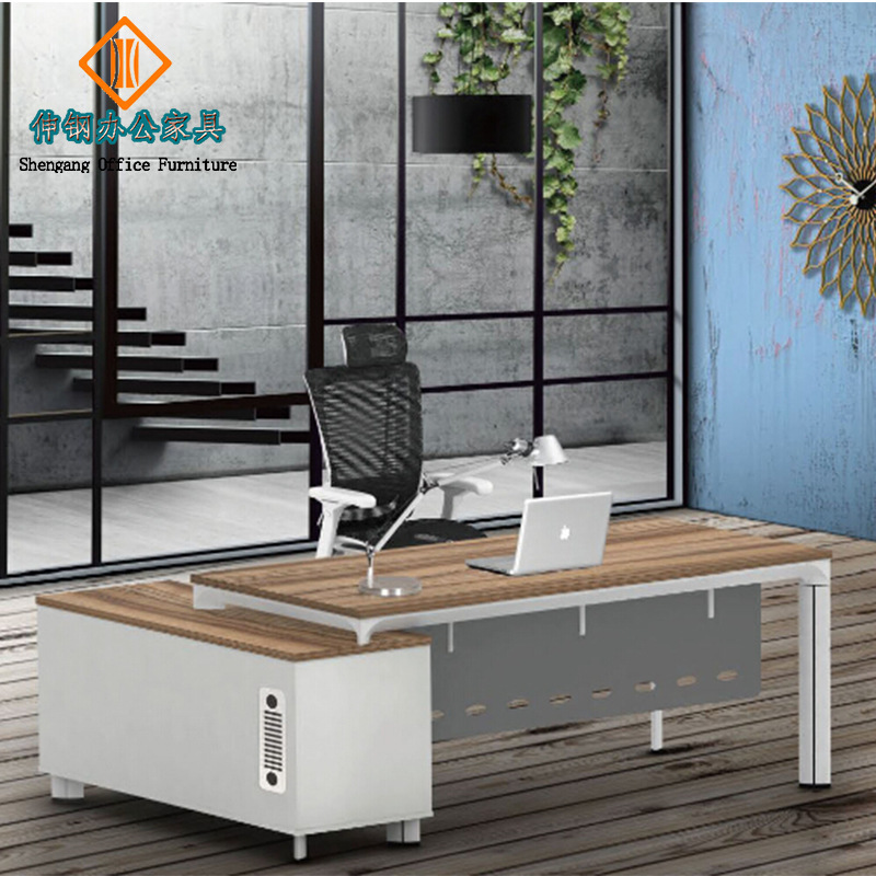 Panel Desk Simple Fashion Boss Supervisor Computer Steel Executive Desk Case Dongguan Donggong Furniture