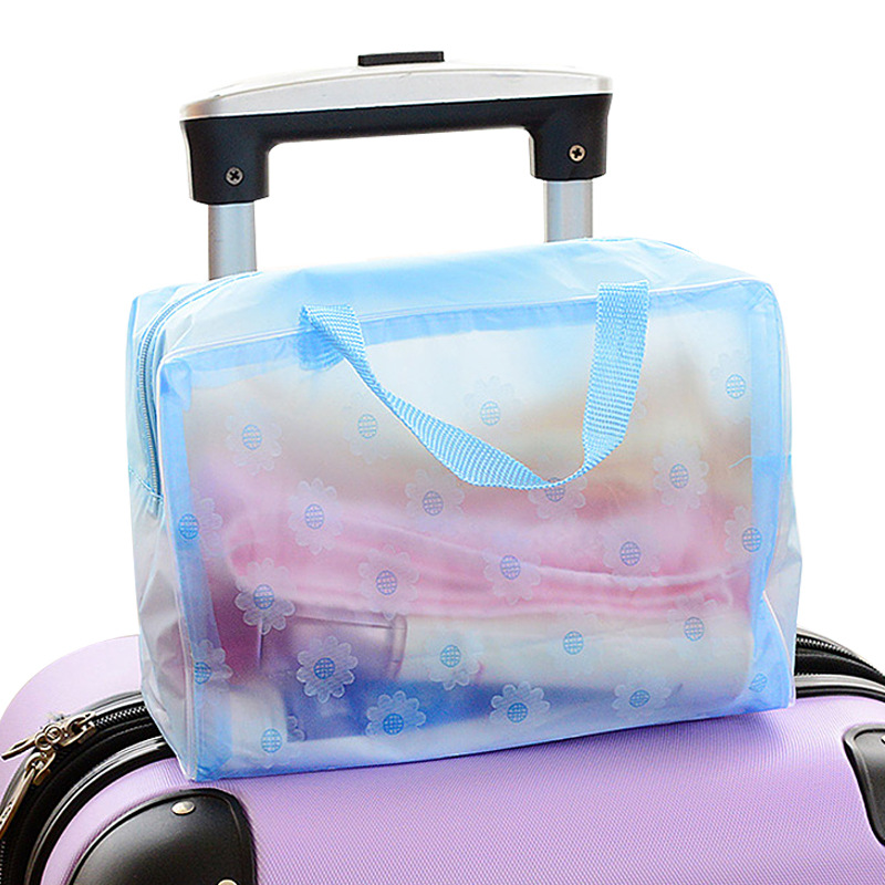 Bolsa de organización de viajes bolsa de baño floral bolsa de cosméticos impermeable bolsa de lavado portátil suministros de baño bolsa de almacenamiento al por mayor