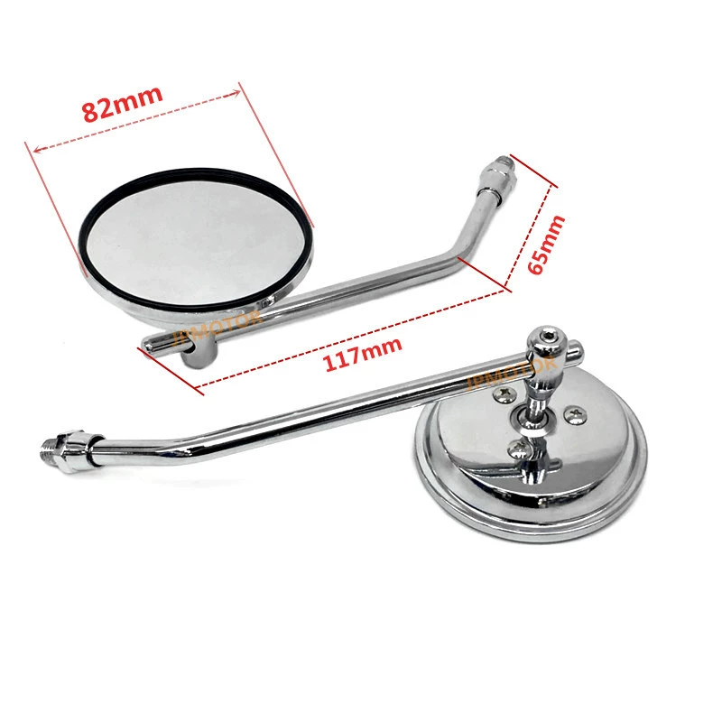 Modified motorcycle rearview mirror, boutique reflector, decorative mirror, motorcycle wholesale, cross-border back mirror