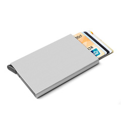 Cross-border AliExpress eBay aluminum alloy automatic flip card credit card case anti-theft bank card wallet RFID card wallet