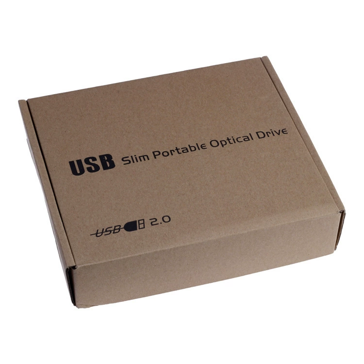 Внешний USB DVD оптический привод (Combo) — портативный USB2.0 CD/DVD ридер и CD-регистратор, 135×135×18 мм