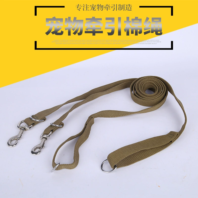 Завод прямых продаж ПЭТ тяги Хлопок Веревка ПЭТ тяги ремень собака прогулочная веревка большая свирепая собака утолщенная Тяговая веревка оптом