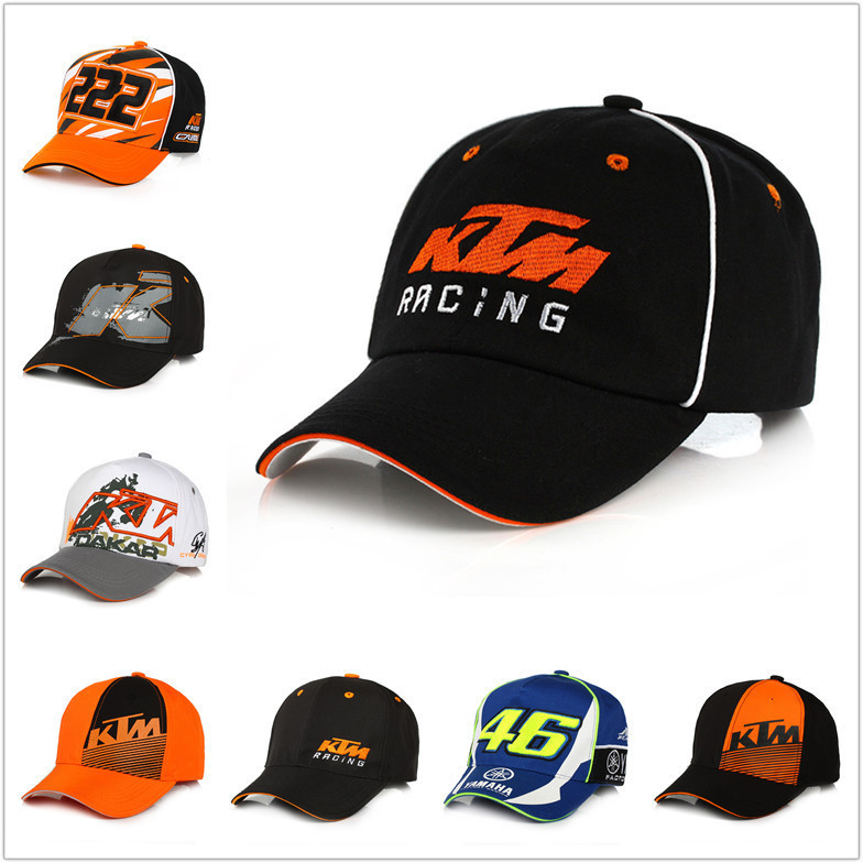 Foreign Trade Ktm Baseball Cap Peaked Cap Racing Cap Off-Road Motorcycle Hat Cycling Motorcycle Hat Hip-Hop Leisure Wholesale