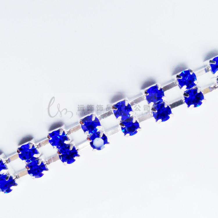 이중 행 다이아몬드 블루