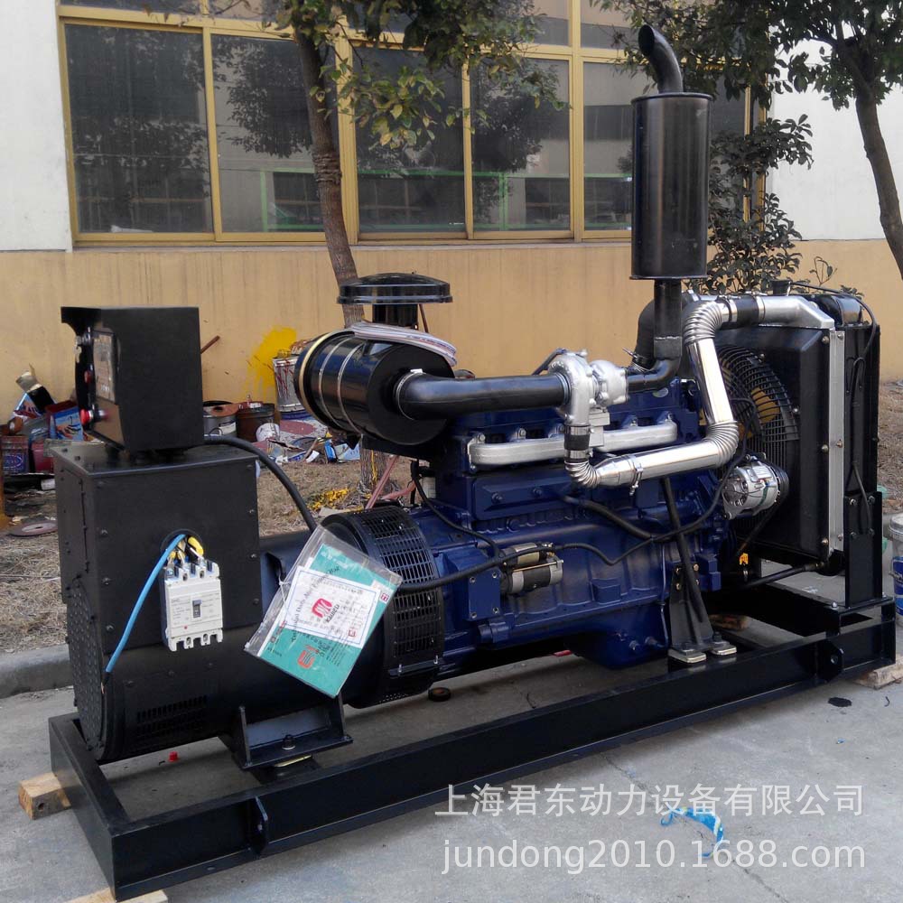 销售潍柴发电机组 潍柴动力100KW柴油发电机配无刷发电机工程用