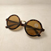 Crystal solar-powered, retro glasses, fashionable sunglasses, 2023 collection, wholesale