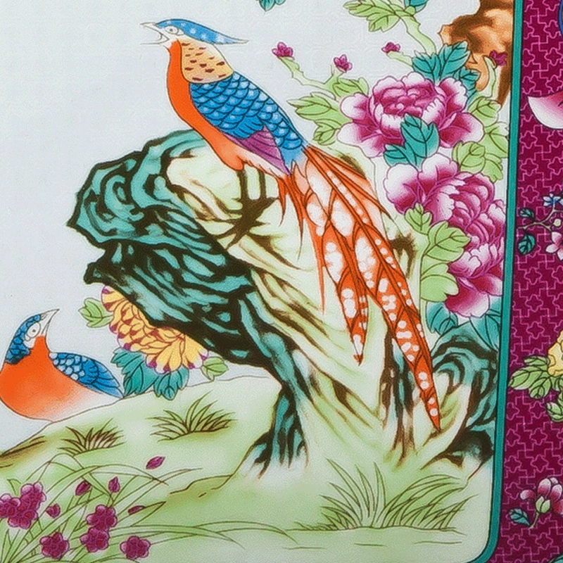 Антикварная тракционная золотая эмалевая pattern pattern, цветок сифанг, птичья бутылка керамическая декоративная подвеска для гостиной